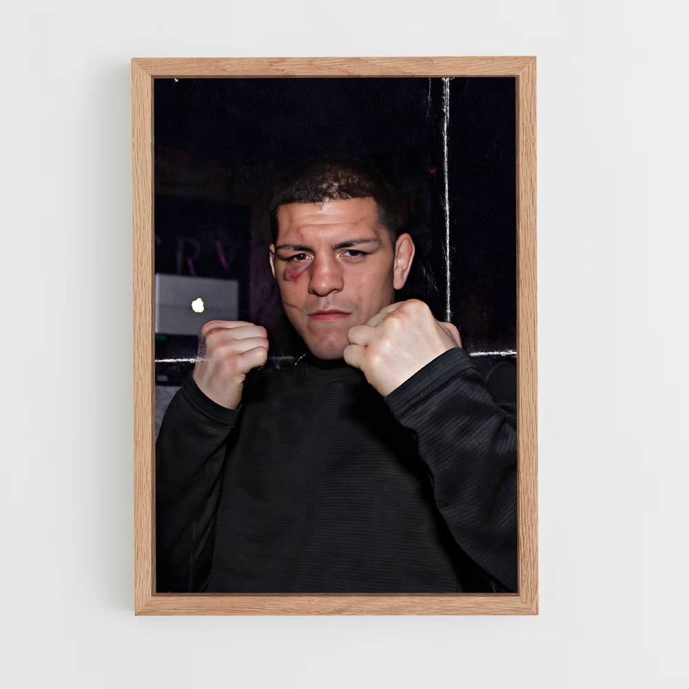 Poster Nick diaz – affiche MMA (vue 4)